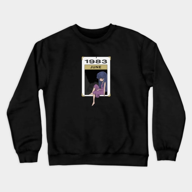 Rika Furude Crewneck Sweatshirt by jasmin